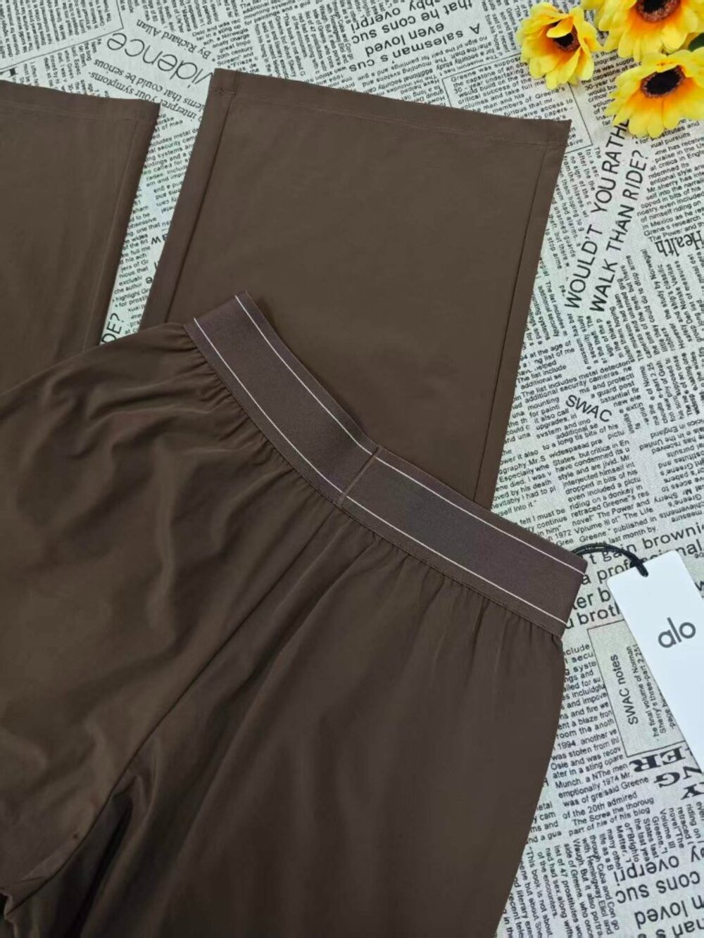 🏆Alo Yoga Suit Up Trouser Espress Brown (Regular) Casual/Formal/Daily🤎 - Picture 6 of 8